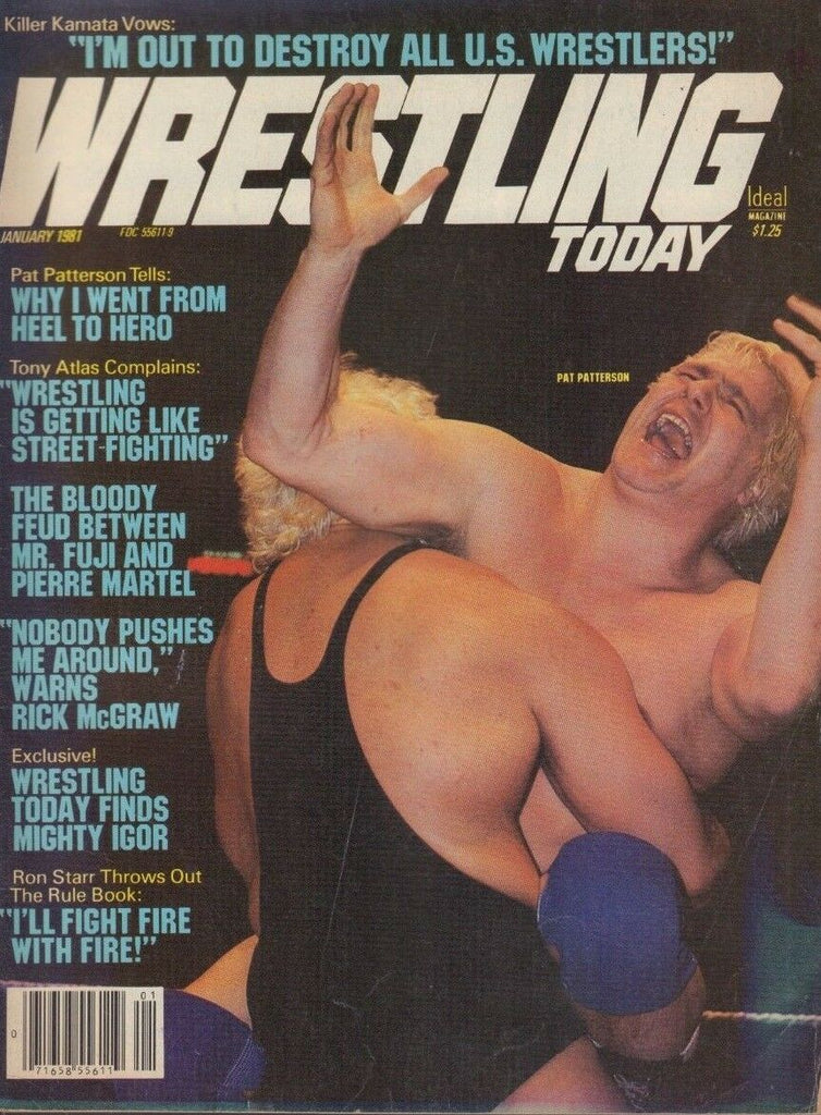Wrestling Today January 1981 Pat Patterson Rick McGraw 010519DBE