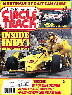 Petersen's Circle Track Magazine September 1984 Inside Indy! EX 021916jhe