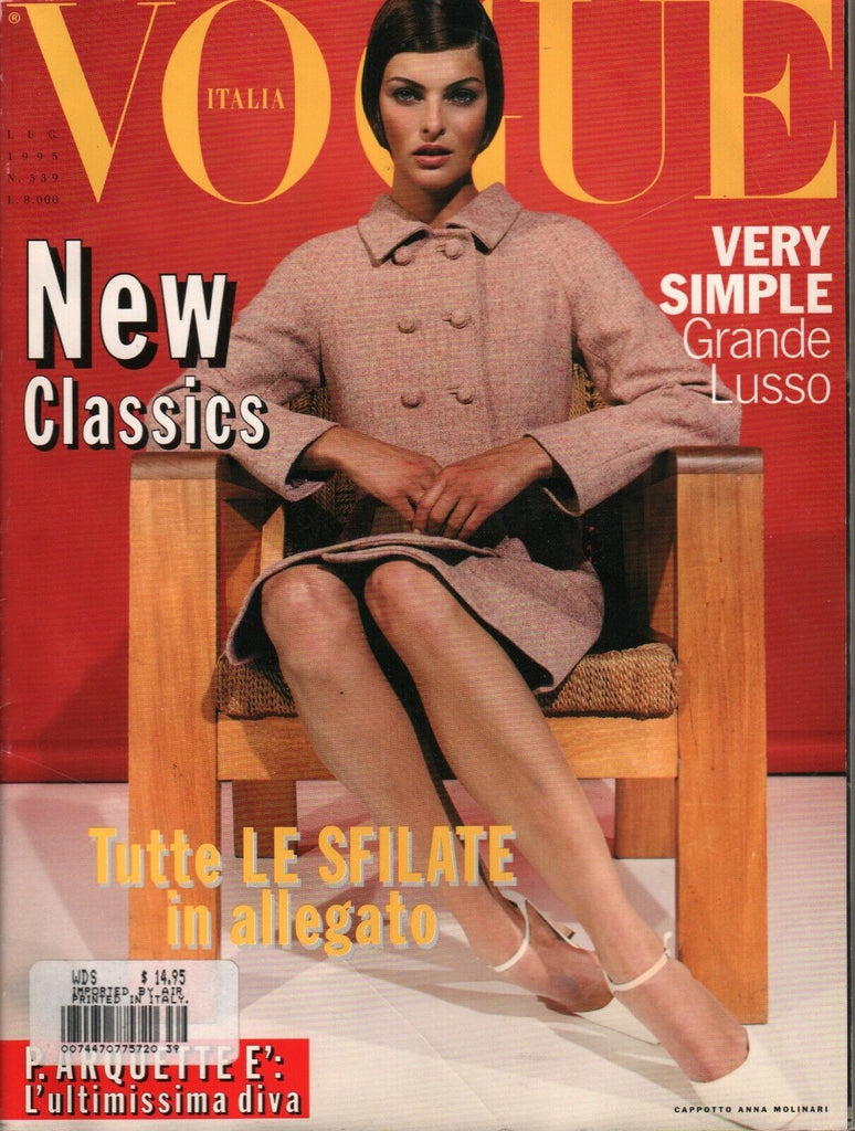 Vogue Italia Fashion July 1995 Linda Evangelista Steven Meisel 031020AME