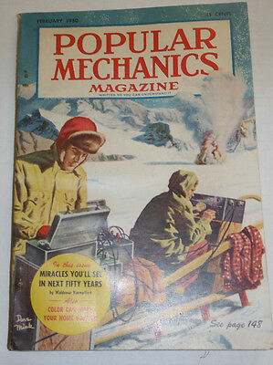 Popular Mechanics Magazine The Next Fifty Years February 1950 091214R