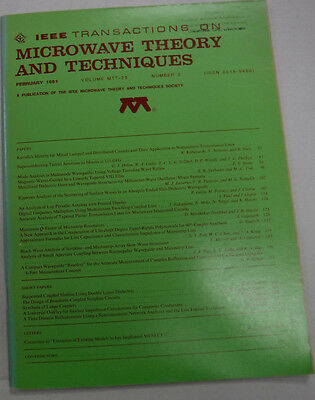 IEEE Microwave Theory And Techniques Magazine Kuroda February 1981 071315R