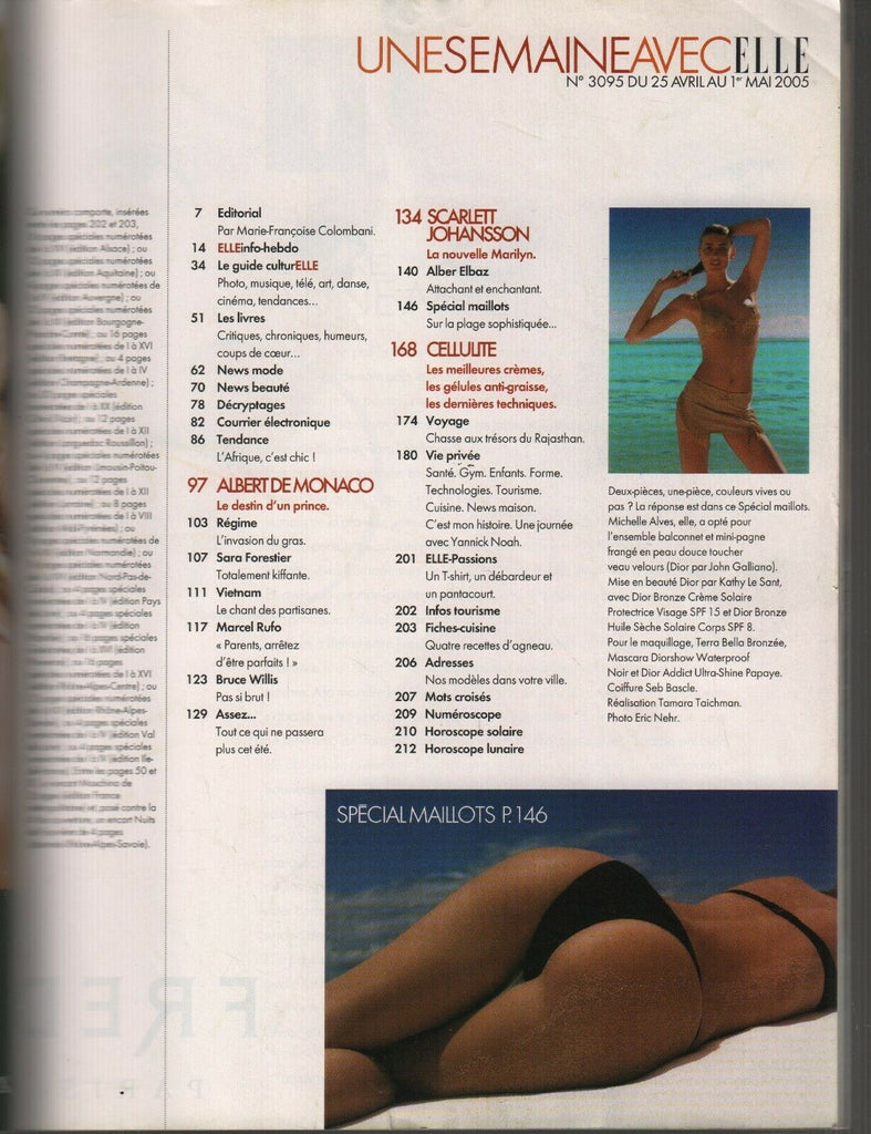 Elle French Fashion Magazine 25 Avril 2005 Scarlett Johansson 091819AM –  mr-magazine-hobby, image size:787x1024