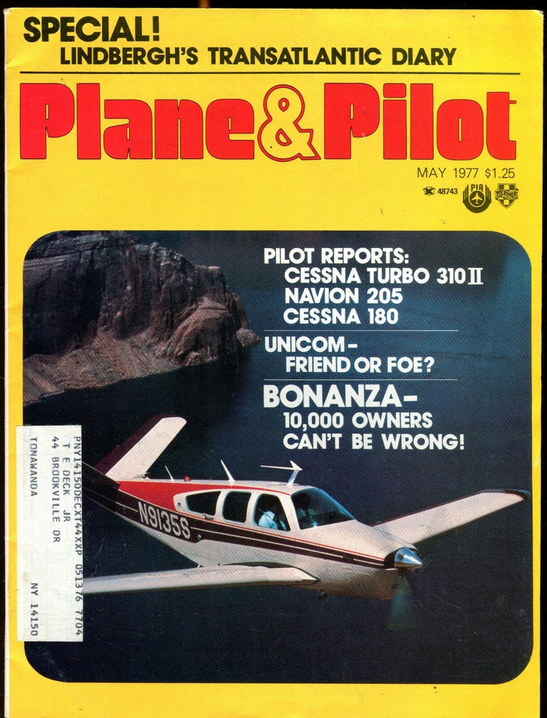 Plane & Pilot Magazine May 1977 Bonanza EX w/ML 120616jhe