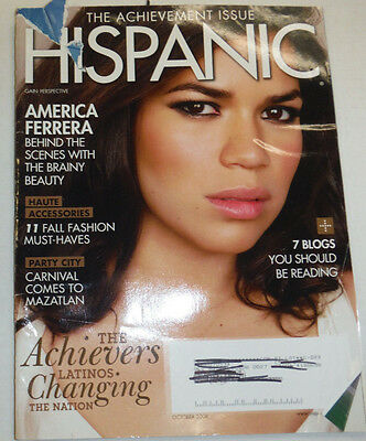 Hispanic Magazine America Ferrera October 2008 011215R
