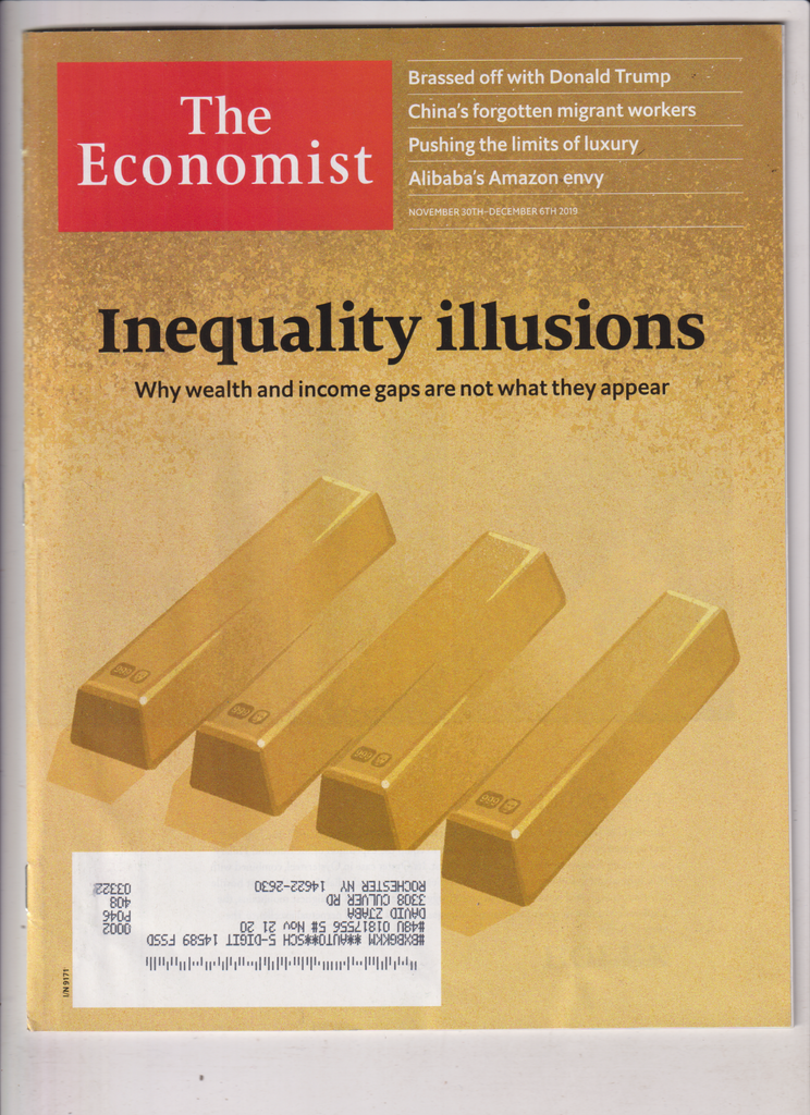 The Economist Mag Inequality Illusions November/December 6, 2019 010920nonr