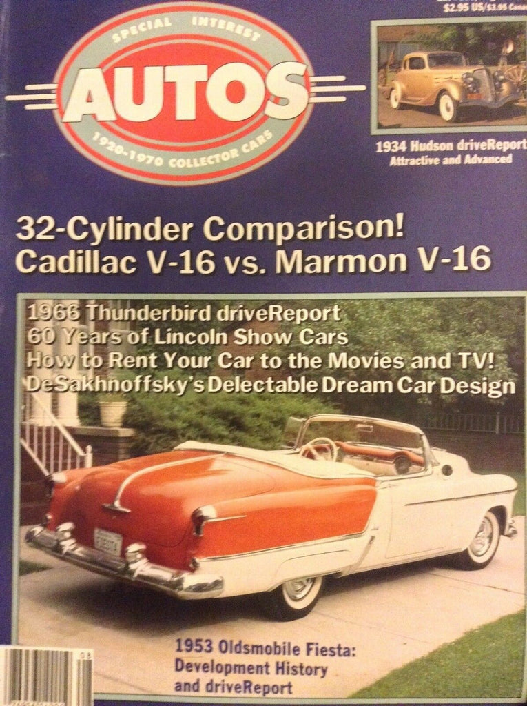 Special Interest Autos Magazine Cadillac V-16 Vs Marmon August 1988 042518nonrh