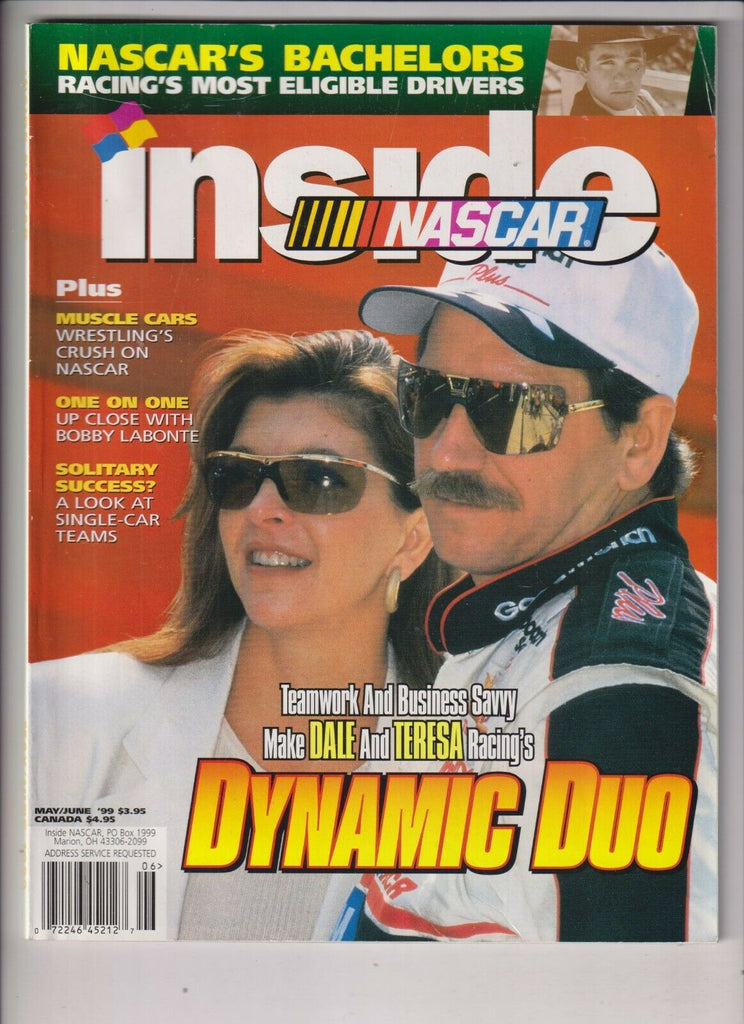 Inside Nascar Mag Dale Earnhardt & Teresa May/June 1999 111719nonr