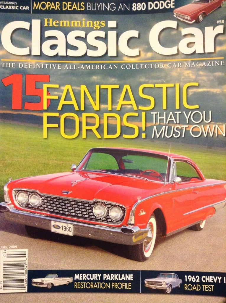 Hemmings Classic Car Magazine Mercury Parklane July 2009 011218nonrh
