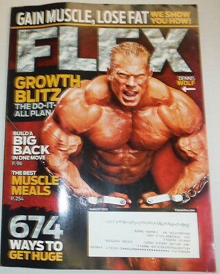 Flex Magazine Dennis Wolf & Build A Big Back August 2010 121614R2