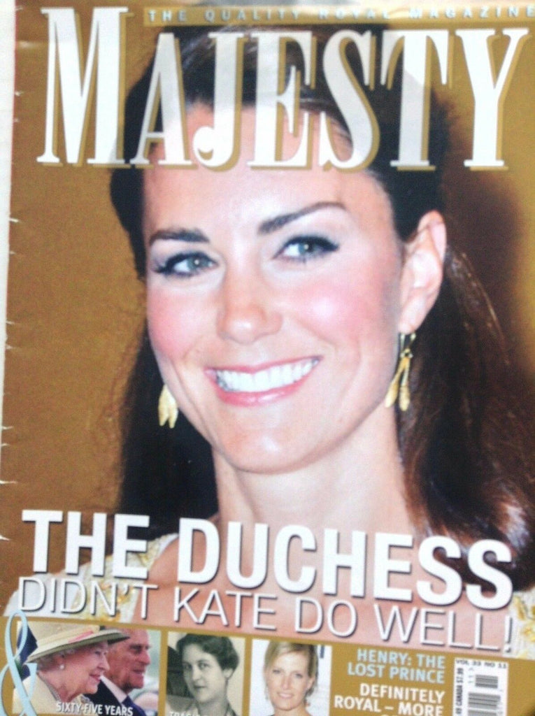 Majesty Magazine Princess Kate The Duchess November 2012 100717nonrh