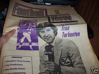 Football News 11/4/1980 Frank Tarkenton turn newscaster