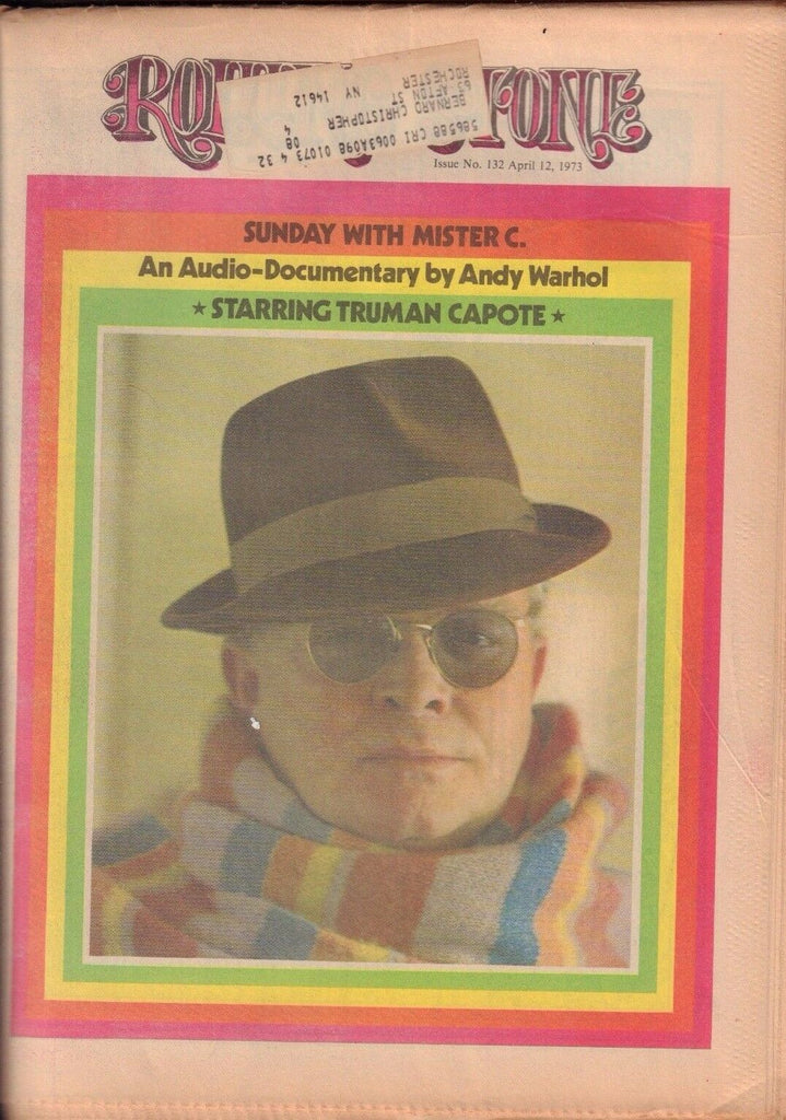 Rolling Stone April 12 1973 Truman Capote, Mister C. w/ML 122216DBE