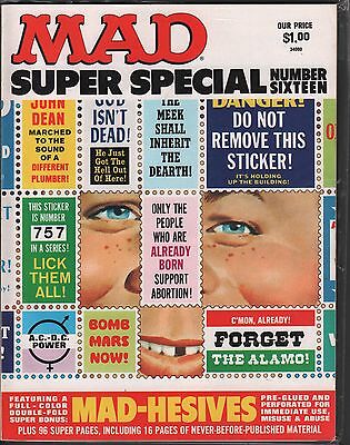Mad Super Special Number Sixteen 1975 Appears to be complete VG 121115DBE2