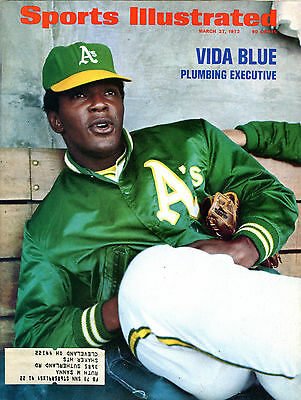 Sports Illustrated March 27 1972 Vida Blue A's EX 021216jhe