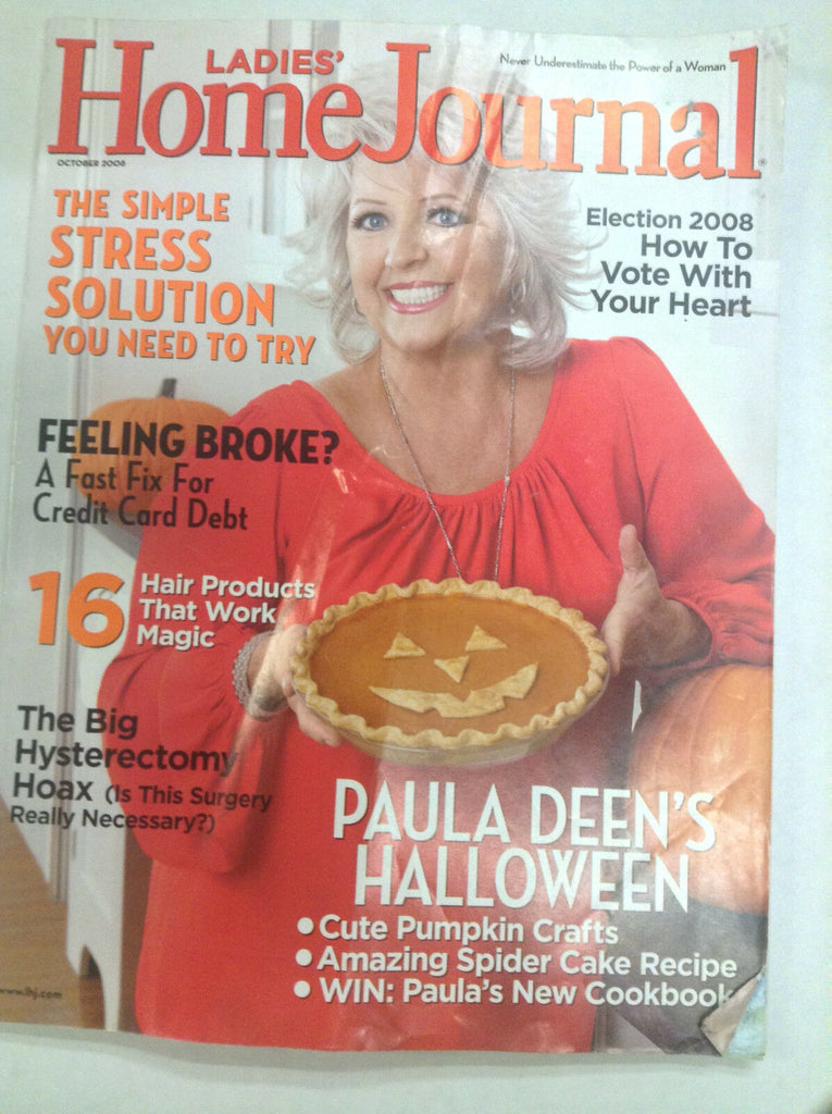 Ladies' Home Journal Magazine Paula Deen Halloween October 2008 051717nonr