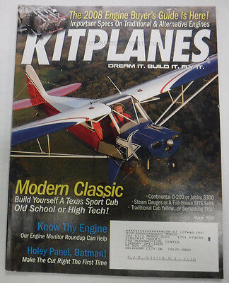 Kitplanes Magazine Modern Classic Texas Sport Cub March 2008 072215R