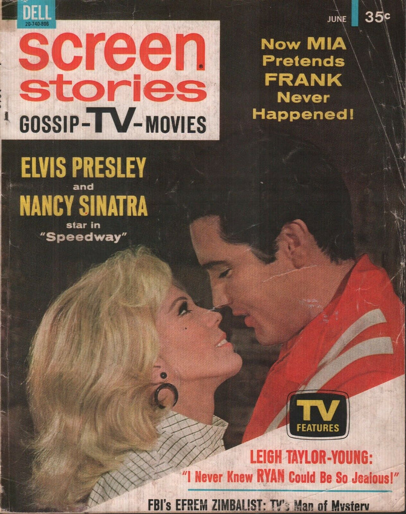 Screen Stories June 1968 Elvis Presley Nancy Sinatra 070119AME