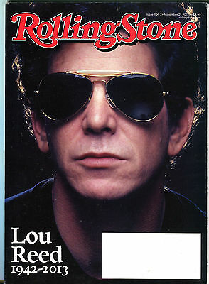 Rolling Stone Magazine November 21 2013 Lou Reed EX 051316jhe