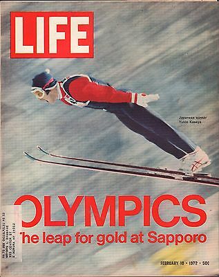 Life Magazine February 18 1972 Birthday Olympics Leap for Gold w/ML VG 060116DBE