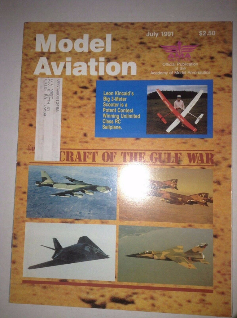Model Aviation Magazine Aircraft Of The Gulf War July 1991 041717nonrh