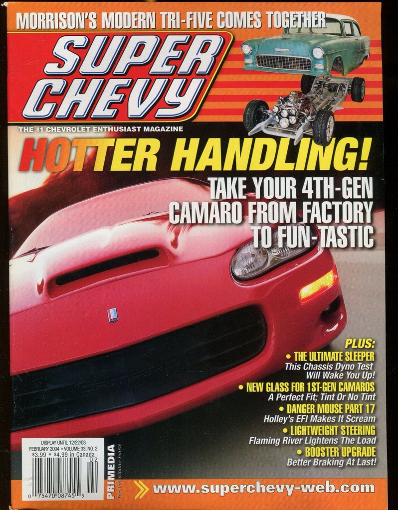 Super Chevy Magazine February 2004 Camaro EX No ML 021717jhe