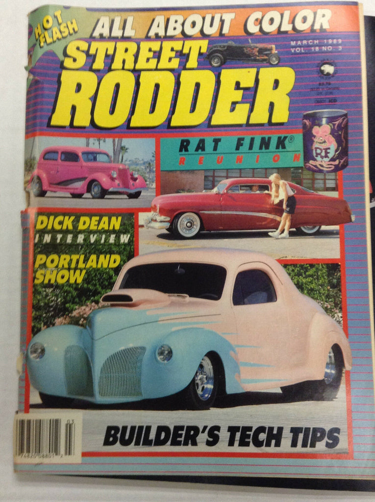 Street Rodder Magazine Rat Fink Reunion Dick Dean March 1989 010517R