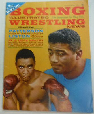 Boxing Illustrated Magazine Floyd Patterson Sonny Liston October 1962 043015R