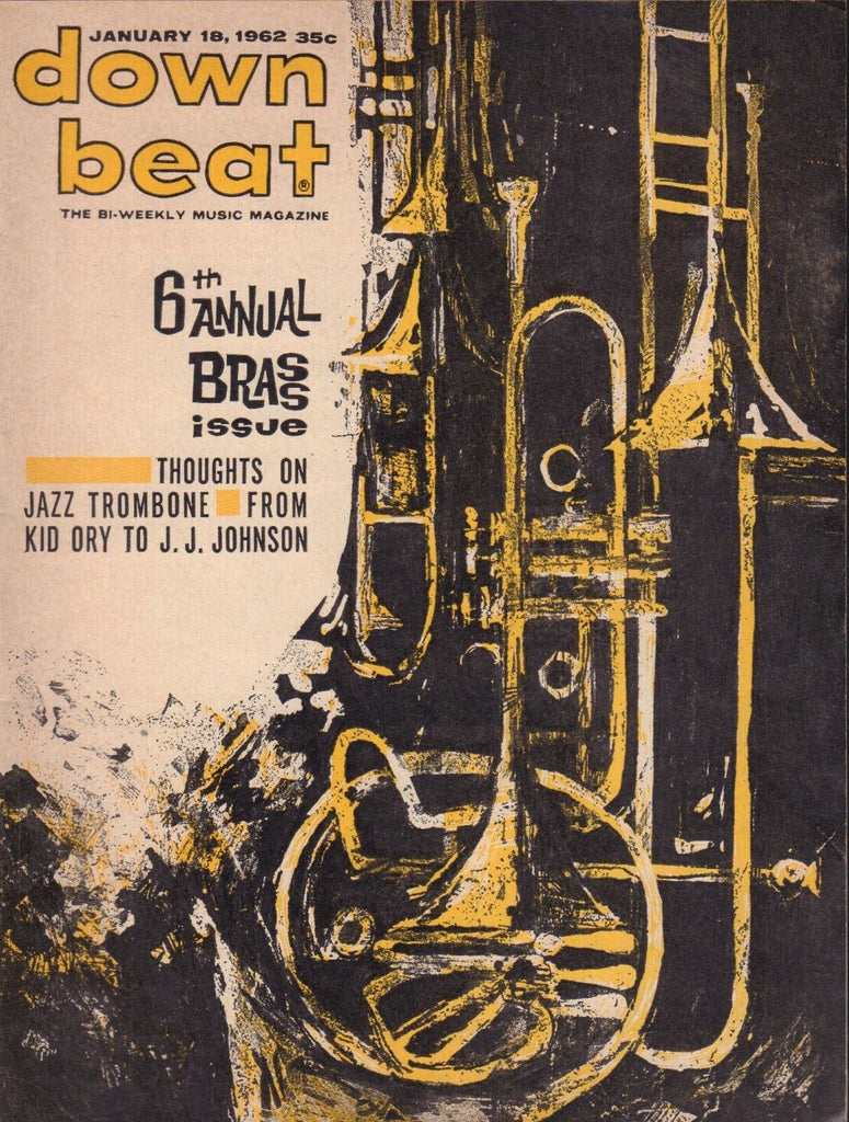 Down Beat January 18, 1962 Kid Ory J.J. Johnson Jazz Dizzy Gillespie 082818AME