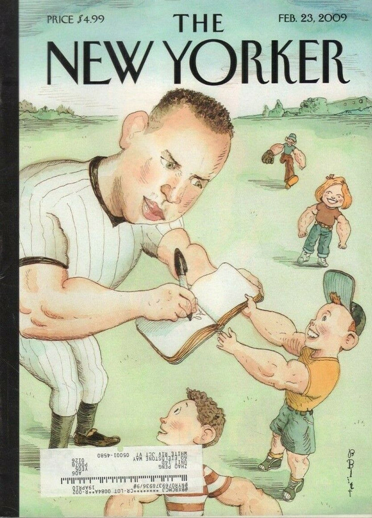 The New Yorker February 23 2009 Alex Rodriguez Yankees 022019DBE
