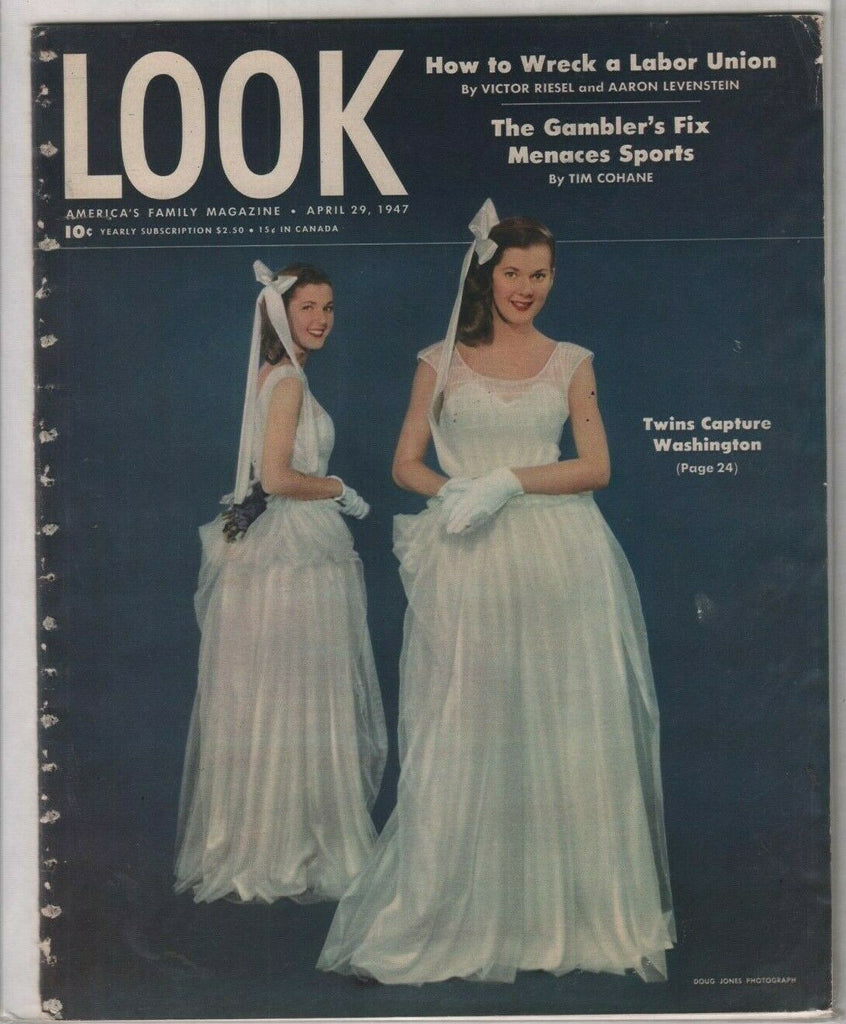 Look Magazine Twins Capture Washington April 29, 1947 010720nonr