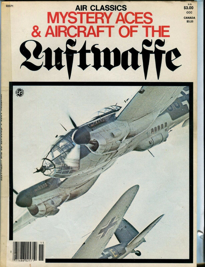 Air Classics Luftwaffe Magazine 1981 EX No ML 021317jhe