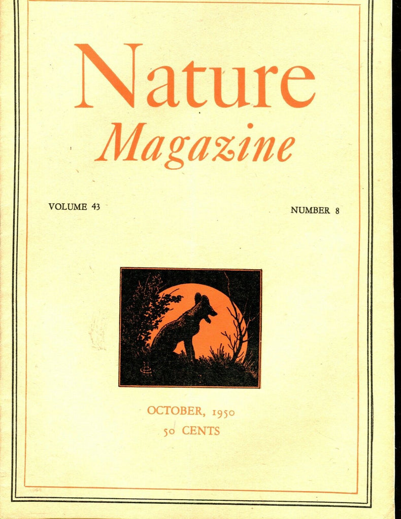 Nature Magazine October 1950 Ex No ML 012017jhe