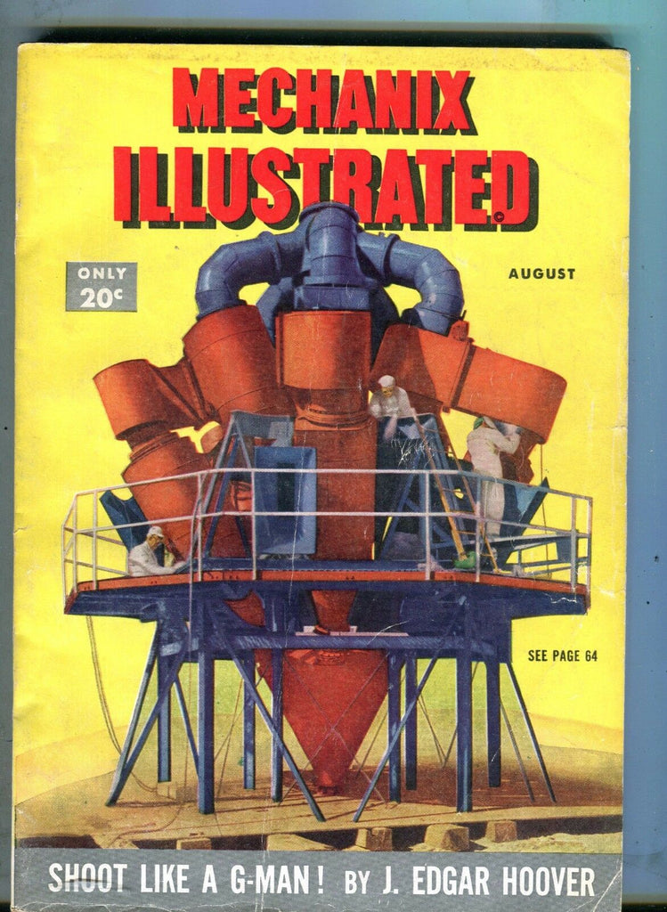 Mechanix Illustrated Magazine August 1947 Synthetic Gas & Oil 062017nonjhe