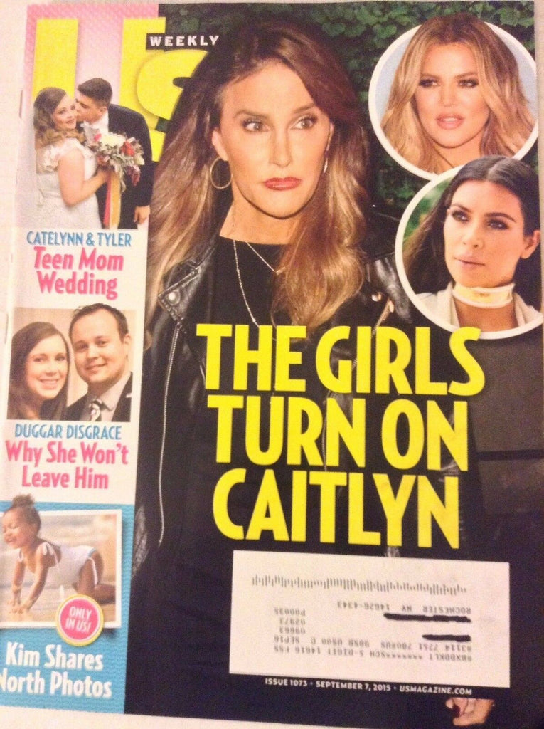 US Weekly Magazine Caitlyn Jenner September 7, 2015 081317nonrh