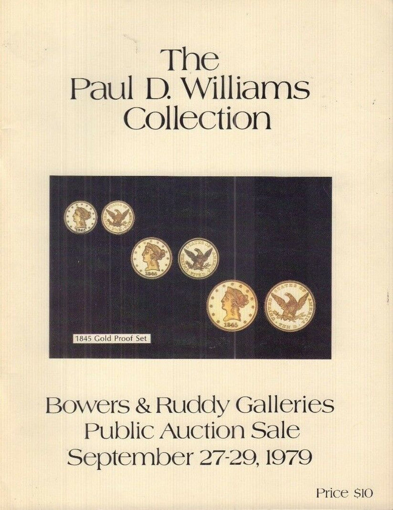 The Paul D. Williams Collection September 29, 1979 031318nonr