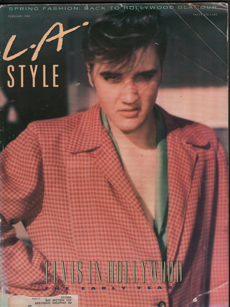 LA Style February 1989 Elvis Presley Phillip Dixon w/ML 020420DBE