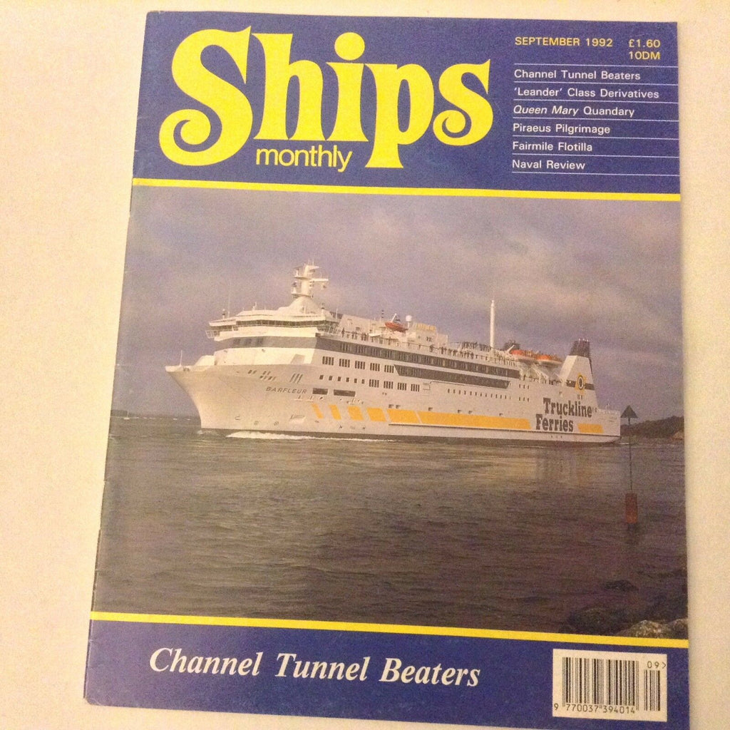 Ships Monthly Magazine Channel Tunnel Beaters September 1992 062517nonrh2
