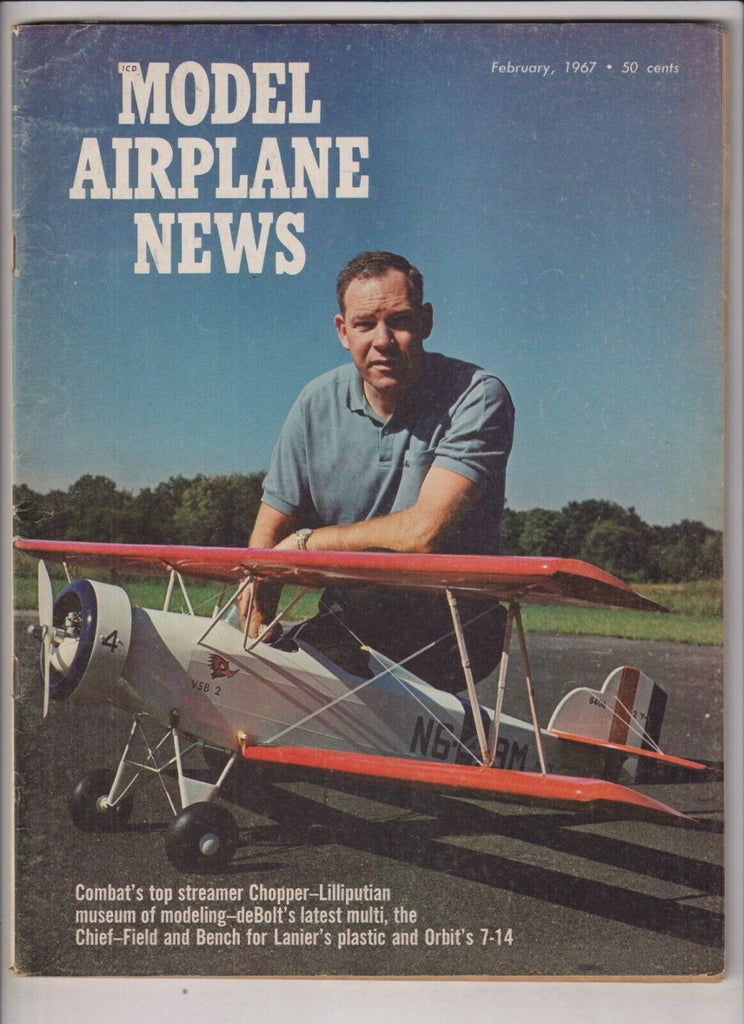 Model Airplane News Mag DeBolt's Multi & Lanier February 1967 040420nonrh