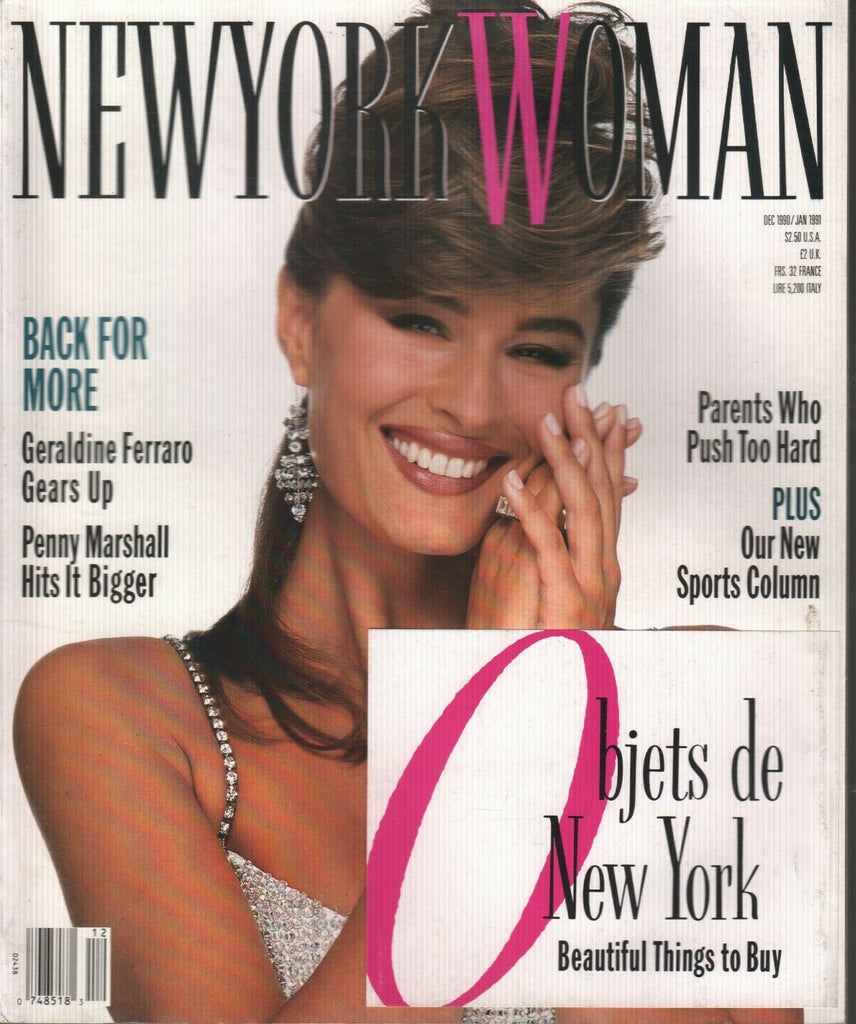 New York Woman Magazine Dec 1990/Jan 1991 Geraldine Ferraro 112119AME