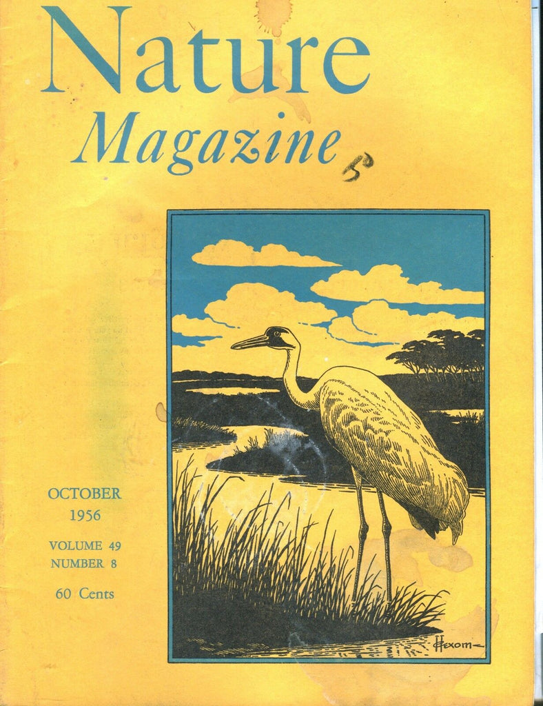 Nature Magazine October 1956 VG w/ML On Back 012017jhe