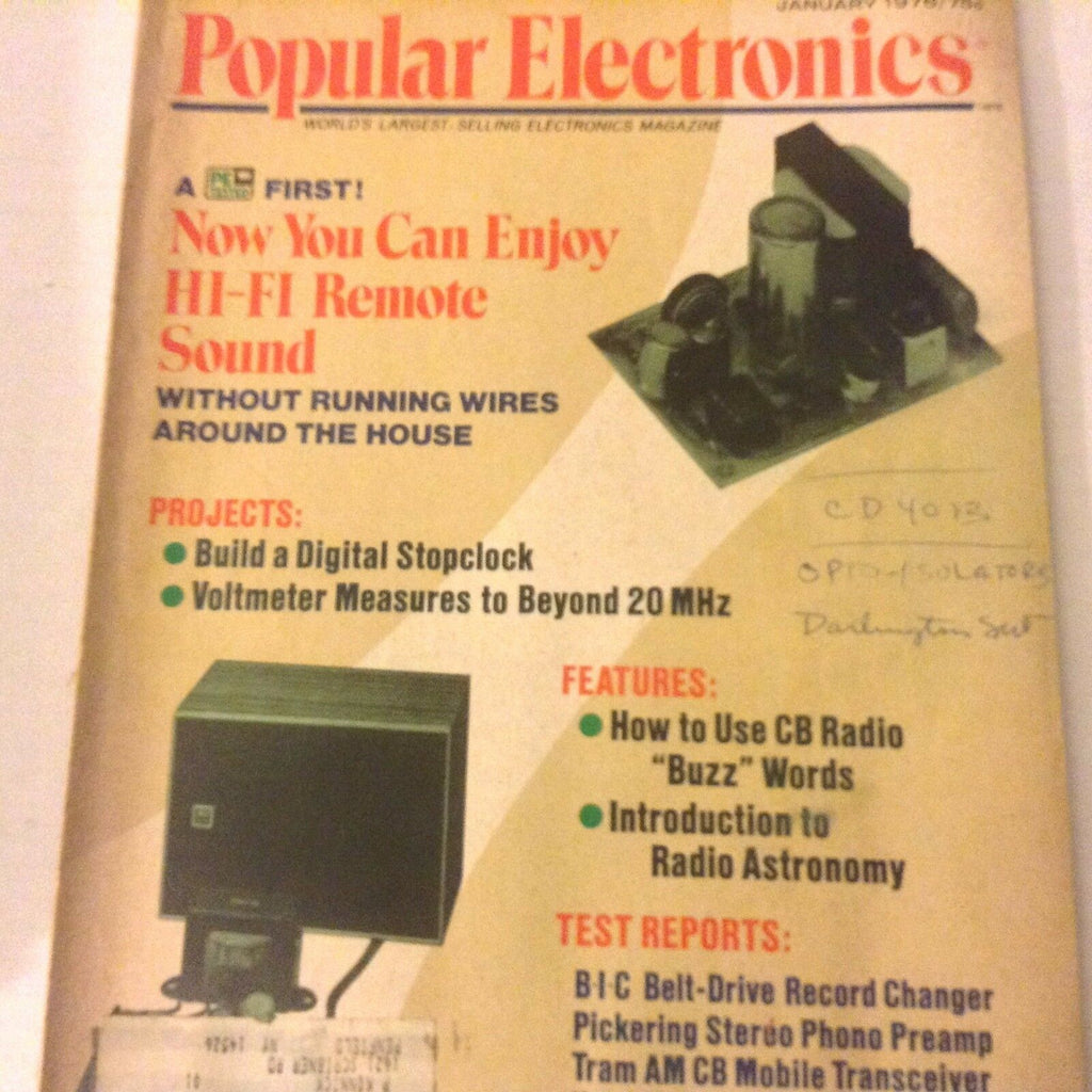 Popular Electronics Magazine Hi-Fi Remote Sound January 1976 071917nonrh