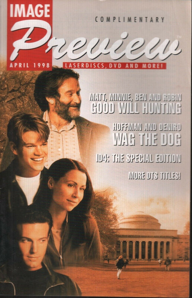 Image Laserdisc Preview April 1998 Good Will Hunting Matt Damon 111418AME