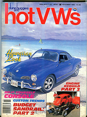 Dune Buggies and Hot VWs November 1983 Hawaiian Look EX 020816jhe
