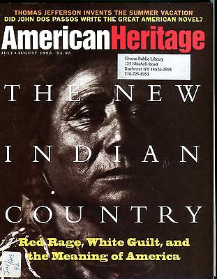 American Heritage Magazine July/August 1996 Indian Country EX 090516jhe