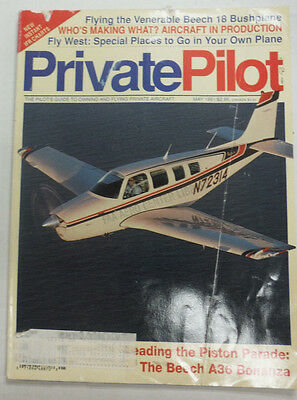 Private Pilot Magazine Piston Parade The Beech A36 May 1991 FAL 060815R