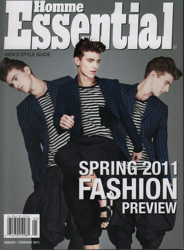 Essential Homme January February 2011 Taea Thale AP Kim Sabine Villiar 091218DBE