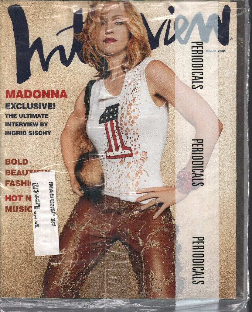 Interview Magazine March 2001 Madonna Sealed 083120ame