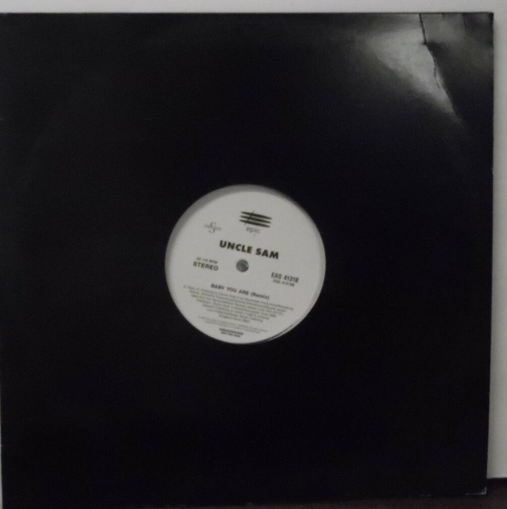 Uncle Sam Baby You are (remix) 12" singles PROMO vinyls 092318LLE