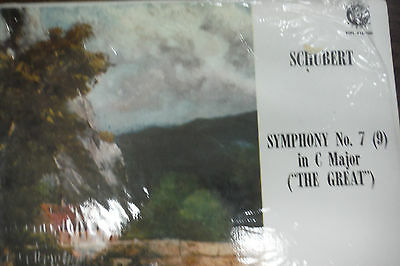 Schubert Symphony No 7 (9) in C Major The Great 33RPM 012716 TLJ