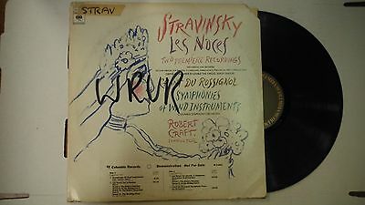 33 RPM Vinyl Stravinsky Symphonies of Wind Instruments Columbia M33201 111214KME